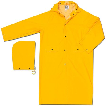 RIVER CITY Classic Rain Coat, 3XL, Yellow 200CX3